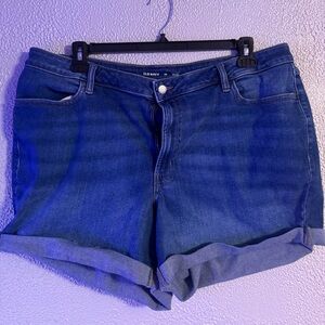 Old Navy Dark Blue Women's Jean Shorts